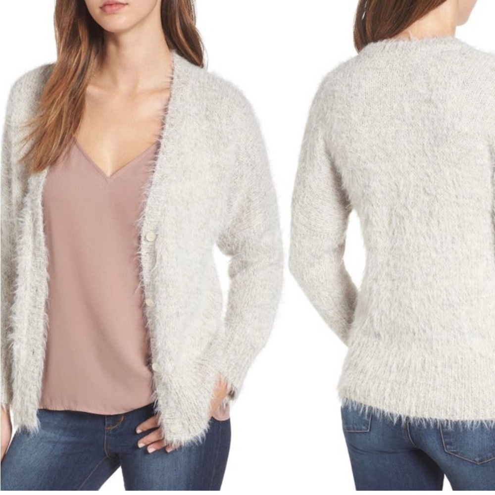 Leith Fuzzy Alpaca 🦙 Wool Cardigan